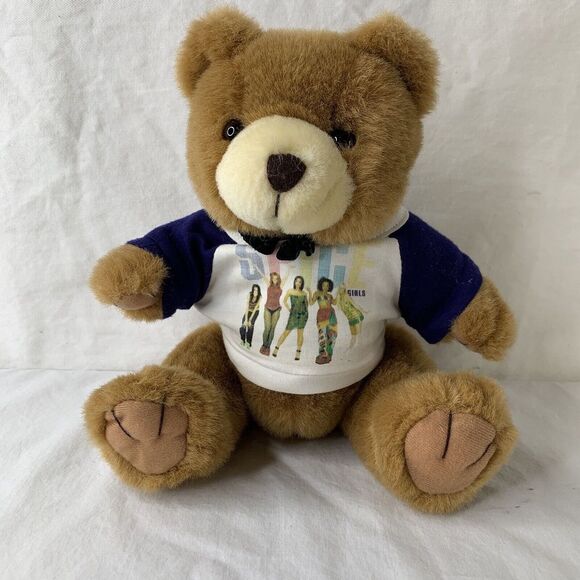 Spice Girls T-shirt Steven Smith Teddy Bear Plush Vtg 9